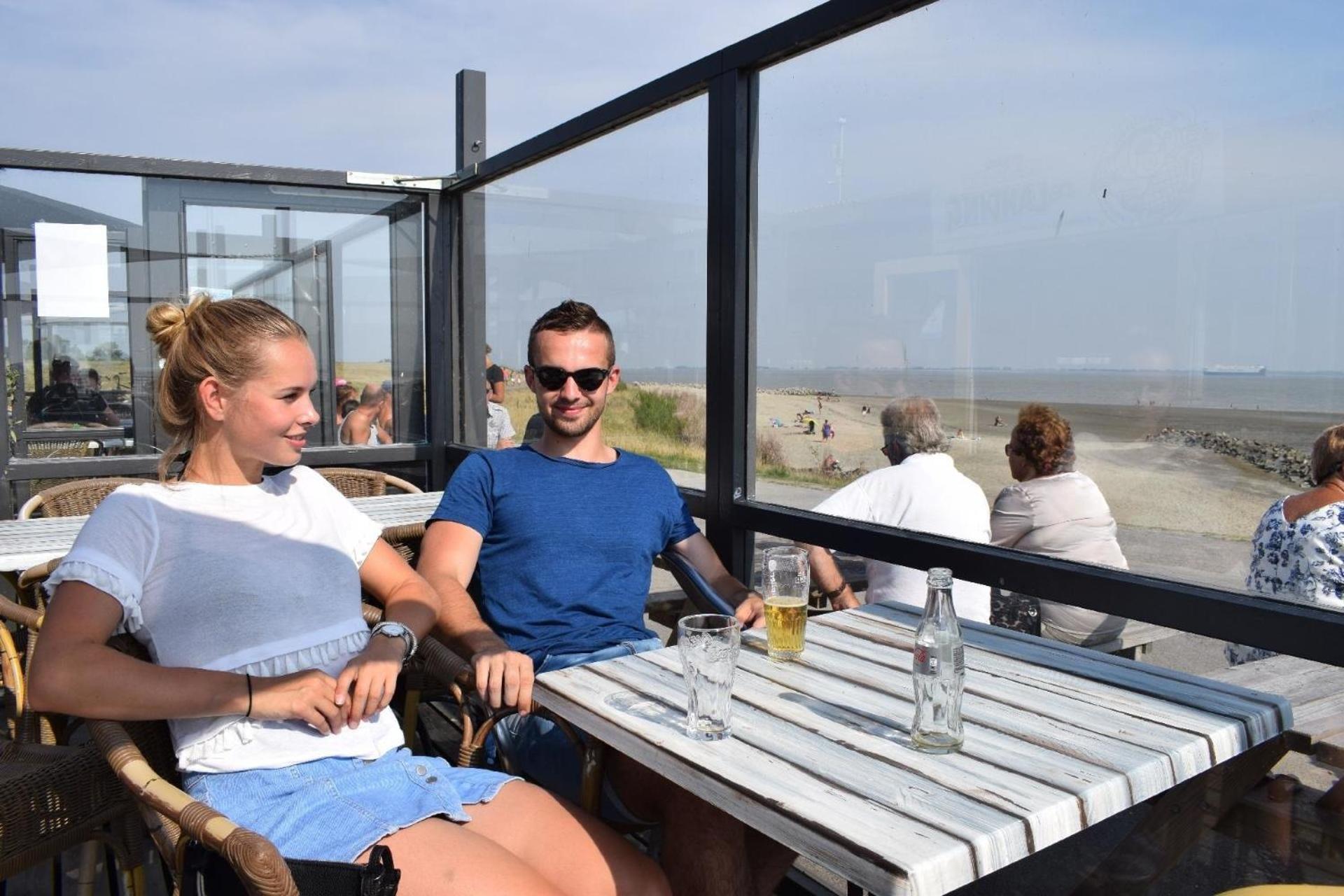 Campingplatz Scheldeoord Zeeland Neben Einem Sandstrand Baarland Ngoại thất bức ảnh